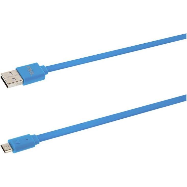 Tellur Data cable, USB to Micro USB, 1m blue (1 m, USB 2.0), USB Kabel