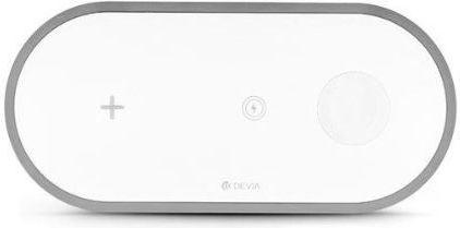 Devia 3In1 Charger for smart phone&Applewatch&Earphone V4 (10W) white (10 W)