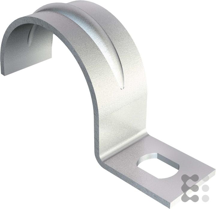 Actual product image OBO Bettermann Fixing clip single-lobed 4mm, St, G 1003046