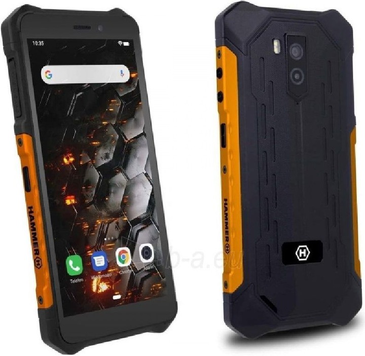 Actual product image Myphone Hammer Iron 3 LTE Dual orange Extreme Pack (Orange, 5.50", Single SIM, 8 Mpx)