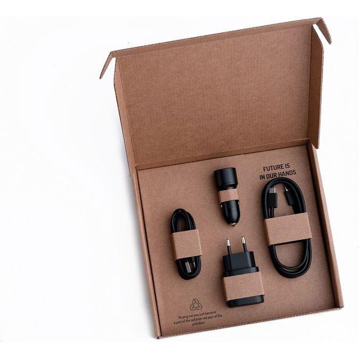 Thumbnail - Samsung Charger set. Includes travel and car adapters with cables, Auto Adapter, Schwarz