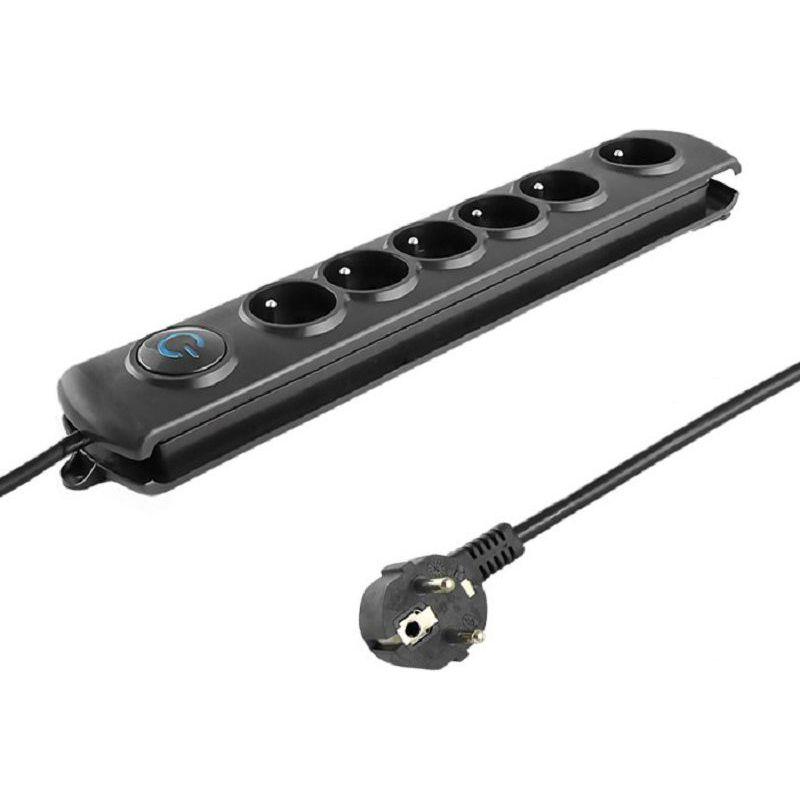 Qoltec, Steckdosenleiste, Surge Protector 6 50112 (6 x, CEE 7/16, 3 m)