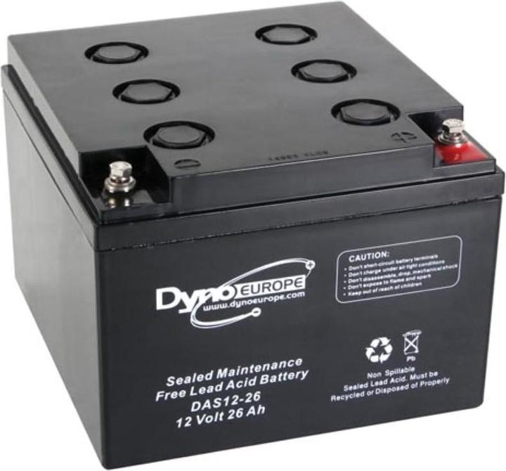Produktbild Dyno EUROPE BLEIAKKU - 12 V - 26 Ah - 165 x 174.5 x 125 mm (12 V, 26000 mAh)