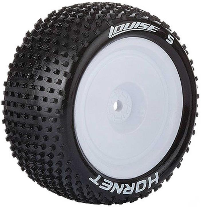 Actual product image Louise E-Hornet tyre supersoft on 2.2 rim white 12mm (2)