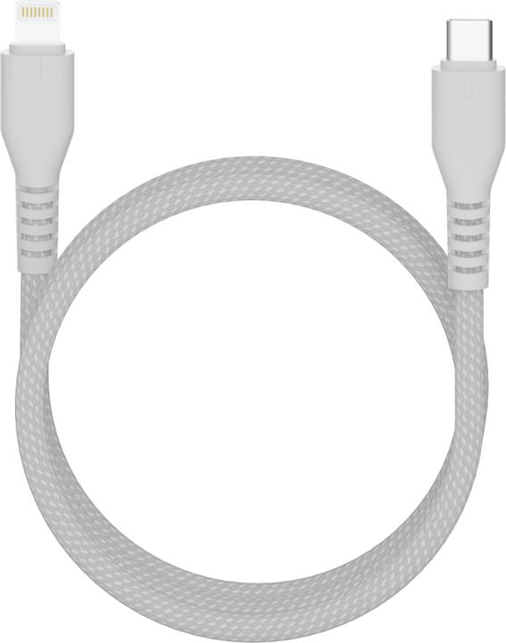 Immagine prodotto Qualo nylon cable USB-C - Lightning 1.5m 2,4A silver QKN-CL-18 (1.50 m)