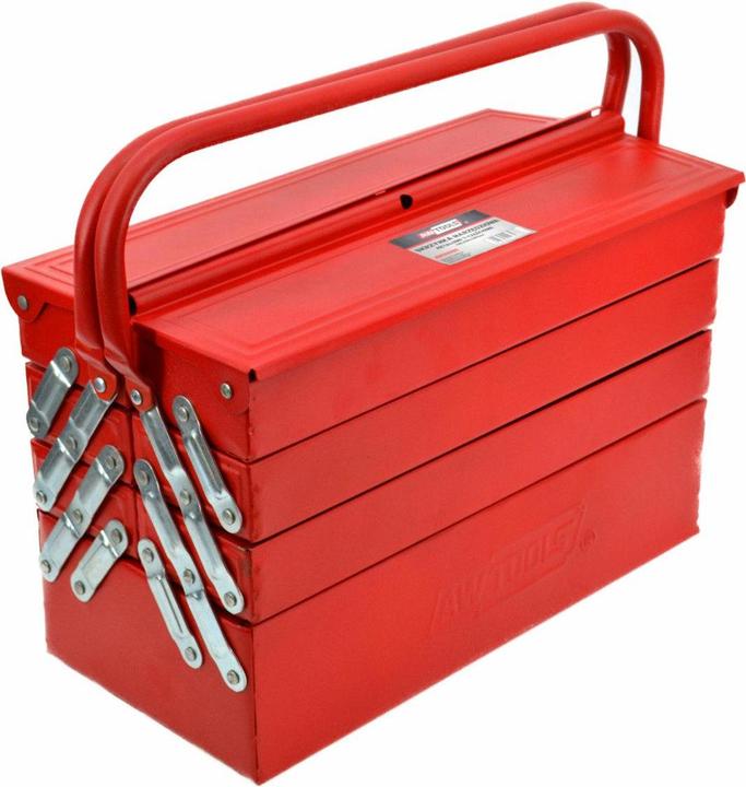 Produktbild AW Tools AWTOOLS METAL TOOL BOX 7 pcs. 430x200x250 mm
