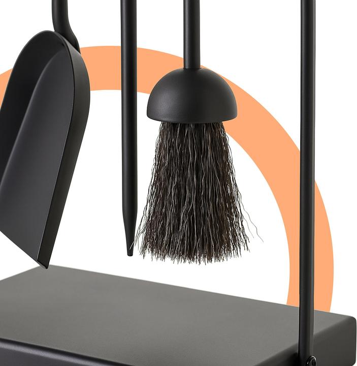 Image du produit Relaxdays Ensemble de 4 outils de cheminée