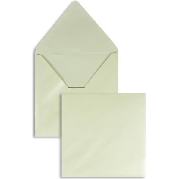 Blanke, Briefumschlag, Briefumschläge 164x164mm 100g/qm gummiert VE=100 Stück candle light (100 x)