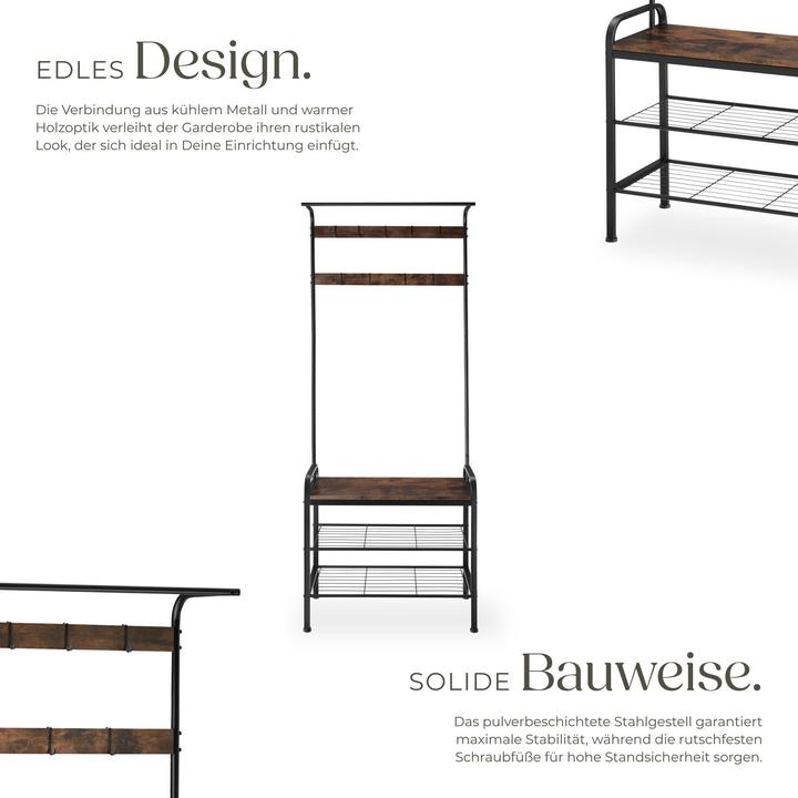 Produktbild tectake Garderobe