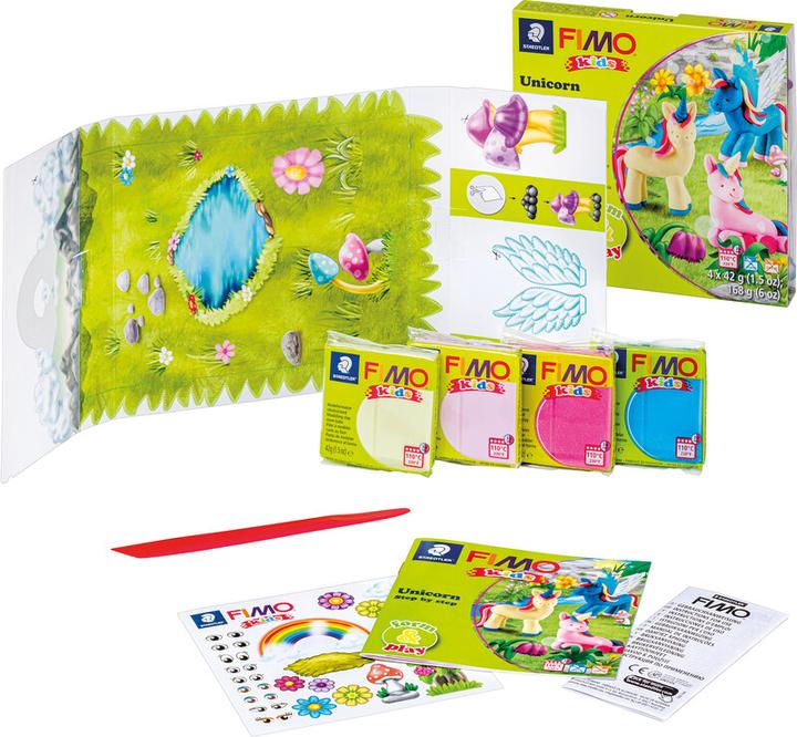 Actual product image Fimo unicorn