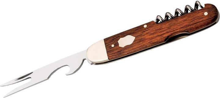 Produktbild Hartkopf-Solingen Hartkopf Taschenmesser Picknick, 3-teilig, 1.4034-Stahl, Rotholz, Neusilberbacken, Gravurplättchen
