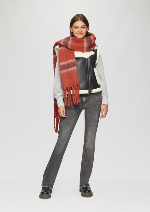 Produktbild S.Oliver Tuch Flauschiger Schal mit Fransen