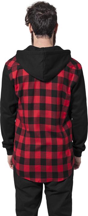 Immagine prodotto Urban Classics Camicia con cappuccio e maniche in flanella a quadri (S)