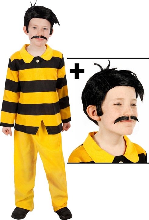 Produktbild Maskworld The Daltons Kostüm für Kinder mit Perücke & Bart (134, 140)