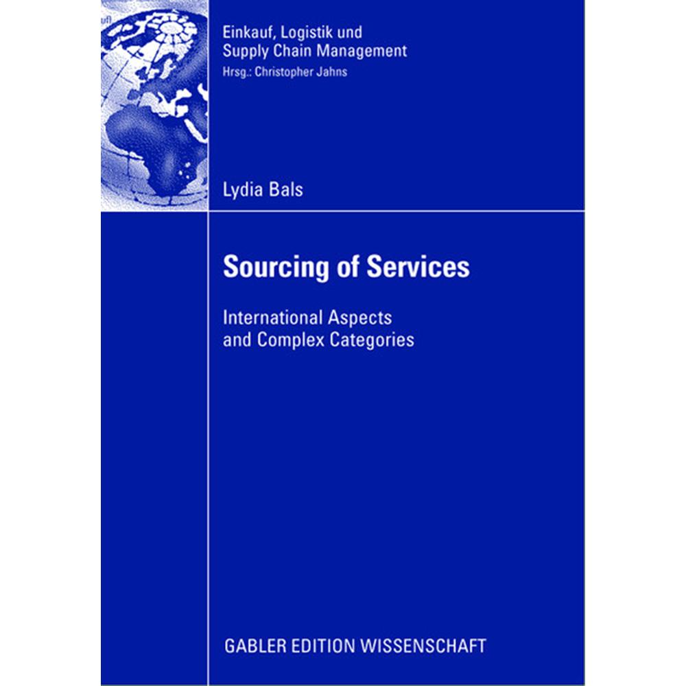 Sourcing of Services, Fachbücher von Lydia Bals