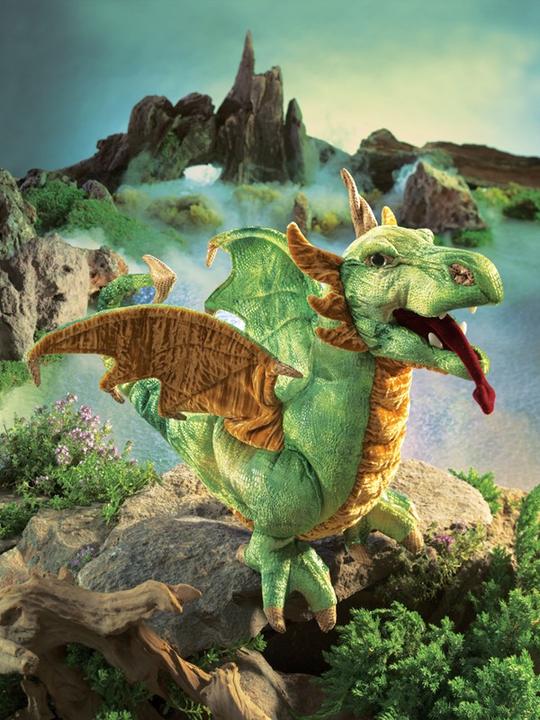 Produktbild Folkmanis Lindwurm-Drache