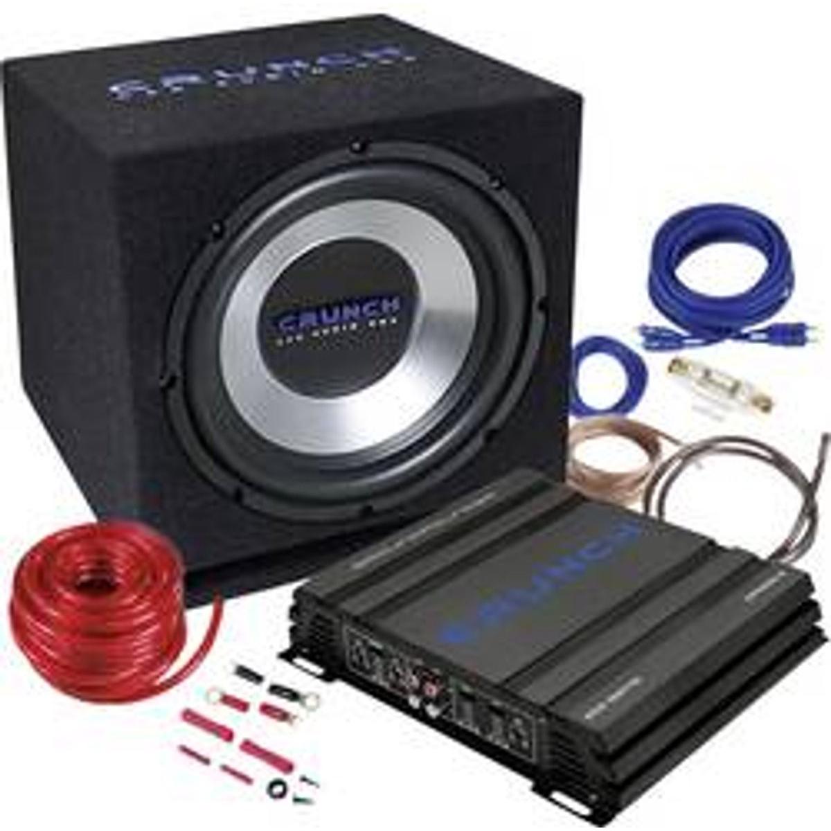 Crunch, Subwoofer HiFi auto, CBP500 Confezione di bassi (500 W)