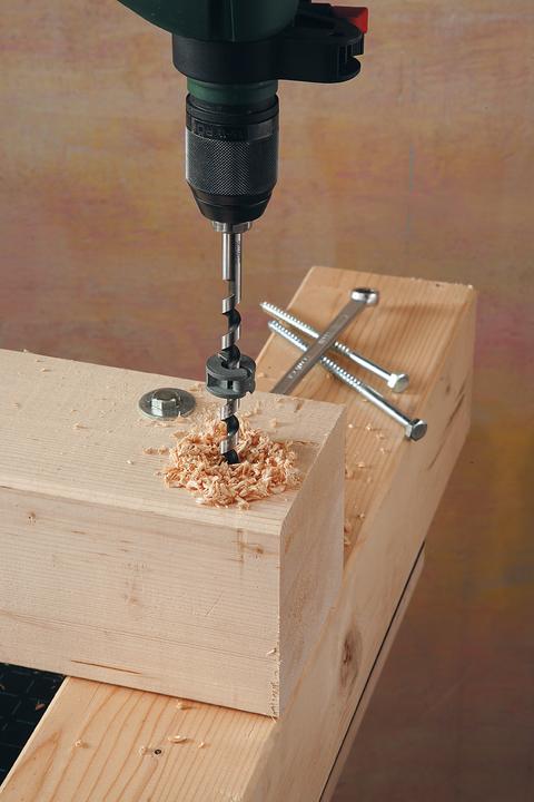 Actual product image wolfcraft wolfcraft 1 Univ.-Tiefenstopp-Set 3-tlg. ø6,8,10mm (6, 8, 10 mm)