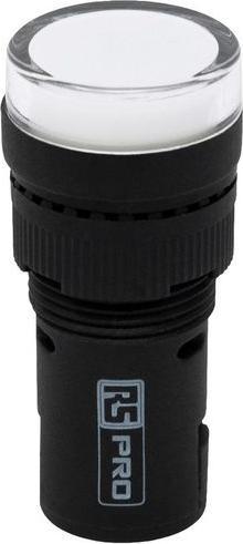 Image du produit RS PRO Indicateur LED 16mm blanc 24Vac/dc