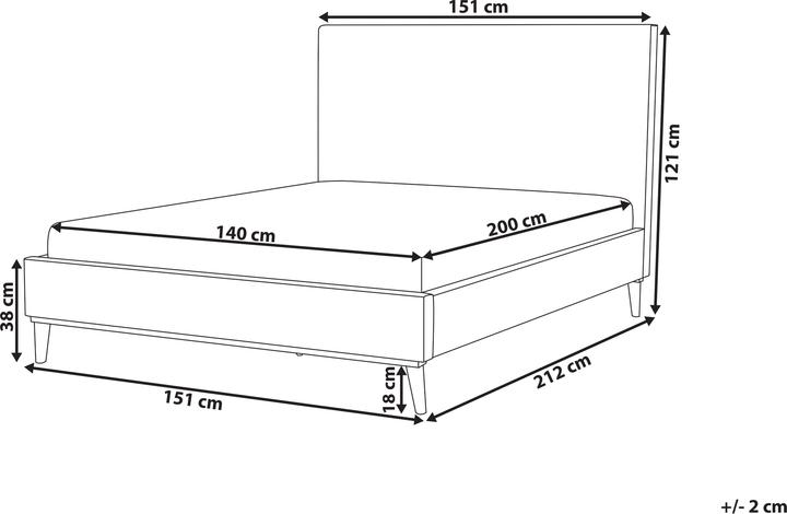 Actual product image Beliani Bayonne (140 x 200 cm)