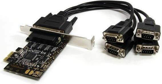Produktbild StarTech 4 Port Seriell RS232 PCI Express Schnittstellenkarte