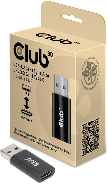 Produktbild Club 3D USB Typ-A zu