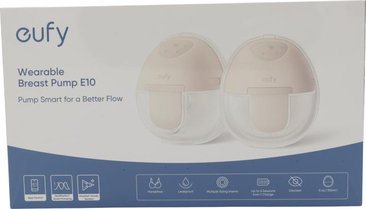 Actual product image eufy Draagbare Borstkolf Breast Pump E10, Handsfree Elektrische Borstkolf met