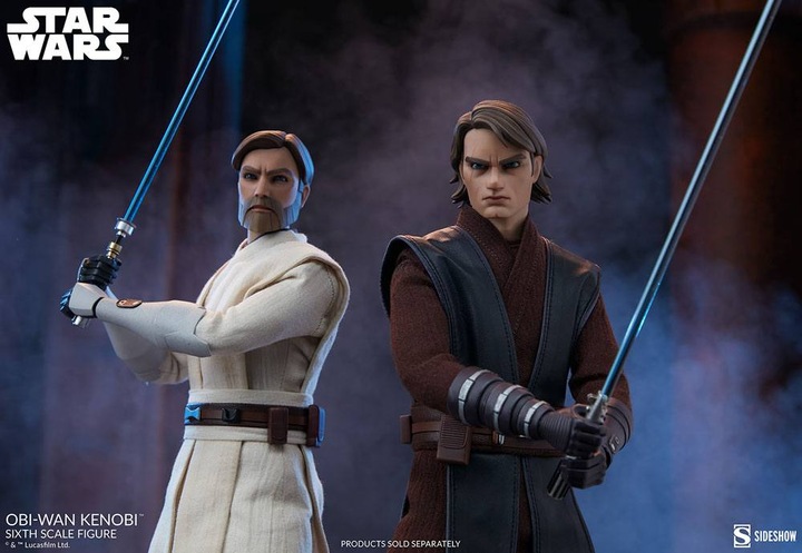 Produktbild Sideshow Star Wars The Clone Wars Actionfigur 1/6 Obi-Wan Kenobi