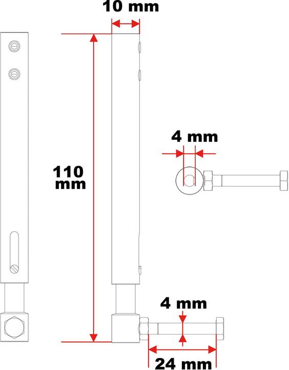 Immagine prodotto Eurokit PUNTONI TELESCOPICI 110MM 2PZ.