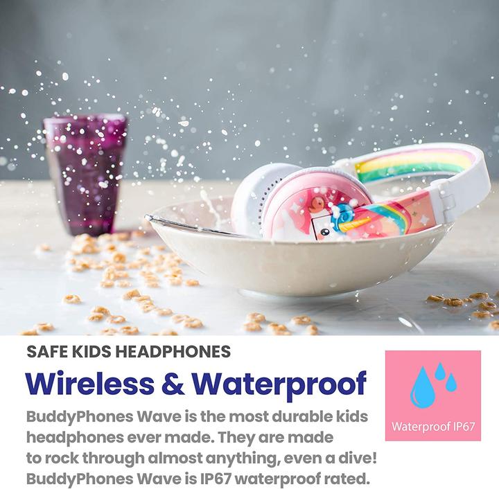 Actual product image Buddyphones Wave children headphones