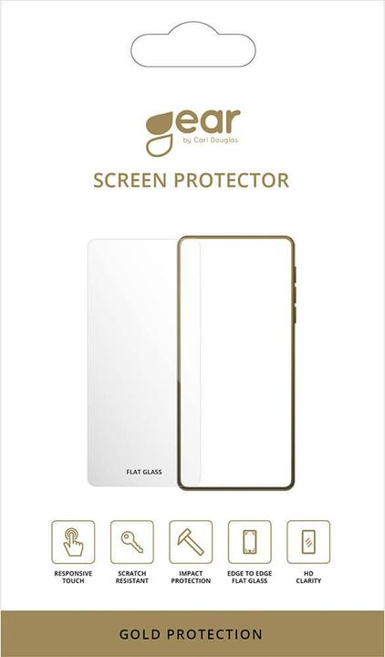 Productafbeelding Carl GEAR Glas Prot. Flat Case Friendly 2.5D GOUD iPhone 15 Pro Max (1 Pcs., Apple iPhone 15 Plus, Apple iPhone 15 Pro Max, Apple iPhone 16 Plus)