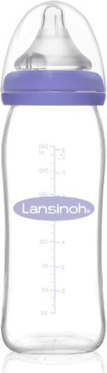 Actual product image Lansinoh Wide-neck bottle with NaturalWave teat (240 ml)