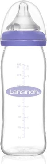 Image du produit Lansinoh Biberon à col large avec tétine NaturalWave (240 ml)