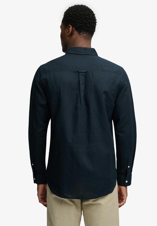 Immagine prodotto Superdry Baumwoll-Leinen-Hemd mit langen Ärmeln (S)