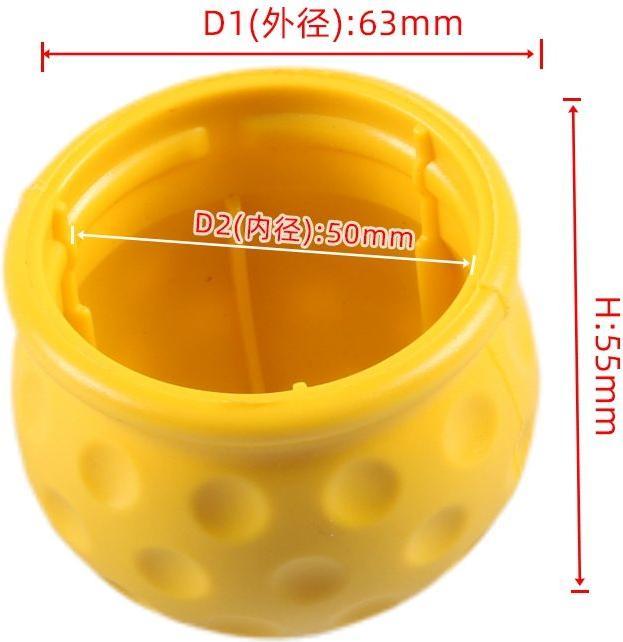 Produktbild König Design Schutzkappe Anhängerkupplung Kugelschutzkappe Abdeckkappe Kugelkopf 50mm Gummi