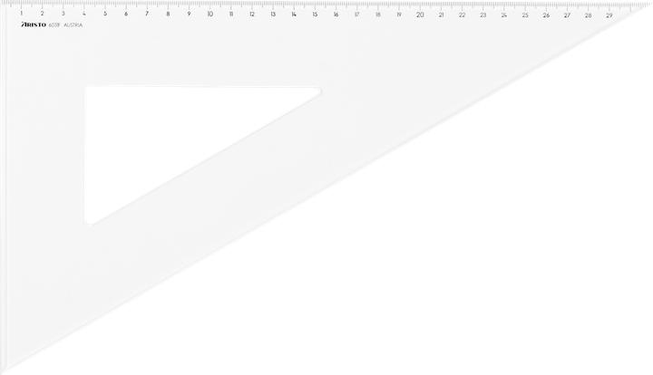 Nährwerte und Zutaten Aristo Dreieck Plastik 60° (36 cm, Kunststoff)