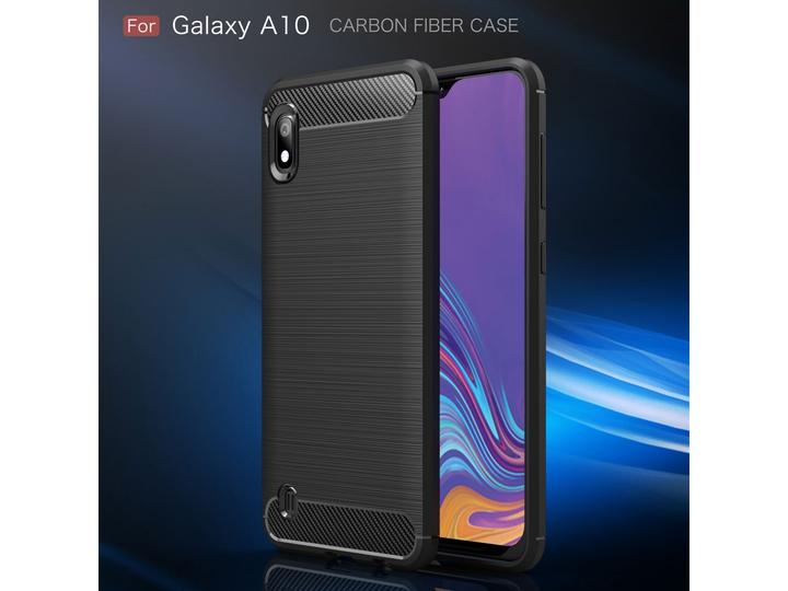 Image du produit Screenguard Samsung Galaxy A10 Housse Carbon Brushed Soft TPU (Samsung Galaxy A10)