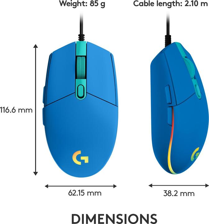 Produktbild Logitech G G203 (Kabelgebunden)