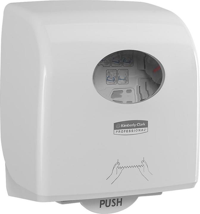 Kimberly-Clark Aquarius Slimroll roll towel dispenser, high traffic areas