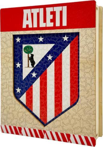 Productafbeelding Iconic Atletico Madrid - Logo - Houten Puzzel Maat M (270 stukjes) (270 onderdelen)