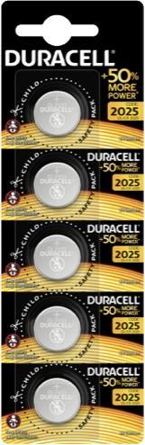 Produktbild Duracell Knopfzelle CR2025 (5 Stk., CR2025, 150 mAh)