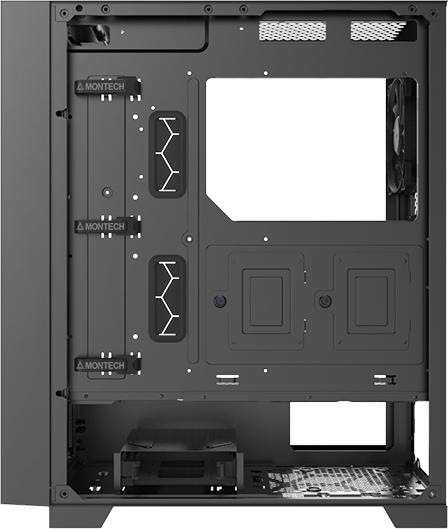 Produktbild Montech Air 1000 Lite Schwarz (mATX, Mini-ITX, ATX)