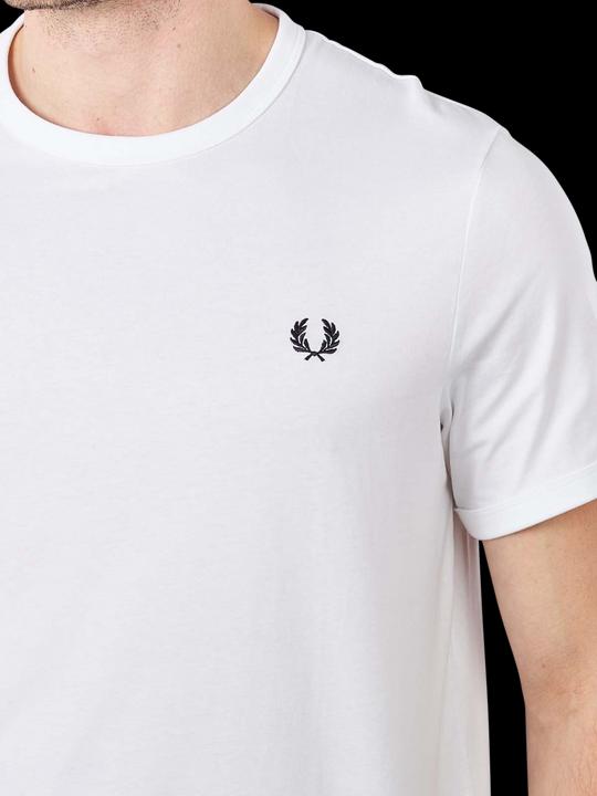 Image du produit Fred Perry Ringer T-Shirt black (XL)