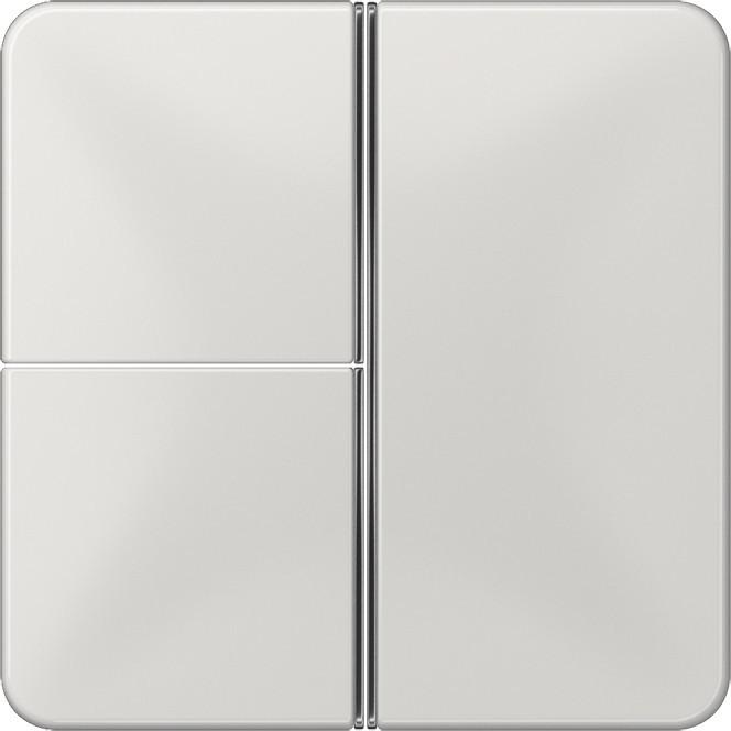 JUNG, Zubehör Schalterprogramm, Taste 3t Schalter CD lgr glz CD403TSALG