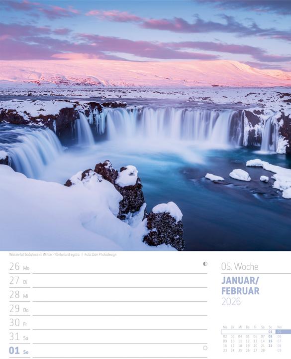 Immagine prodotto Island - Die Insel aus Feuer und Eis - Wochenplaner Kalender 2026 (25 x 33 cm)