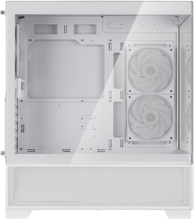 Produktbild Silverstone SST-LD05-W-ARGB - Panorama Tower Micro-ATX Computer Case, white (ATX, Micro ATX (mATX))