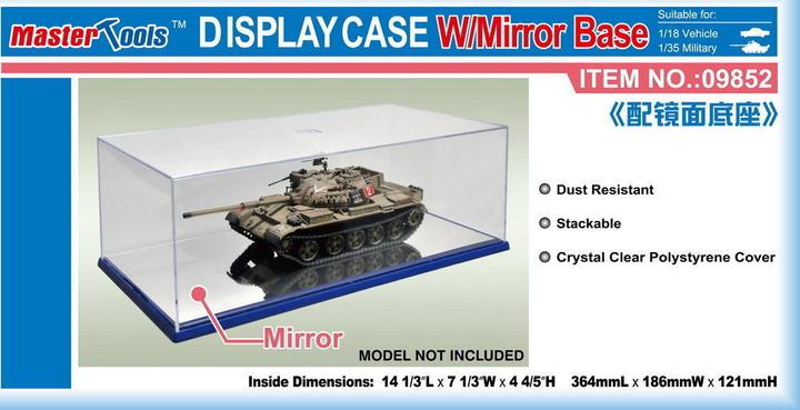 Produktbild Master Tools Display Case w/Mirror Base 364x186x121mm WxL