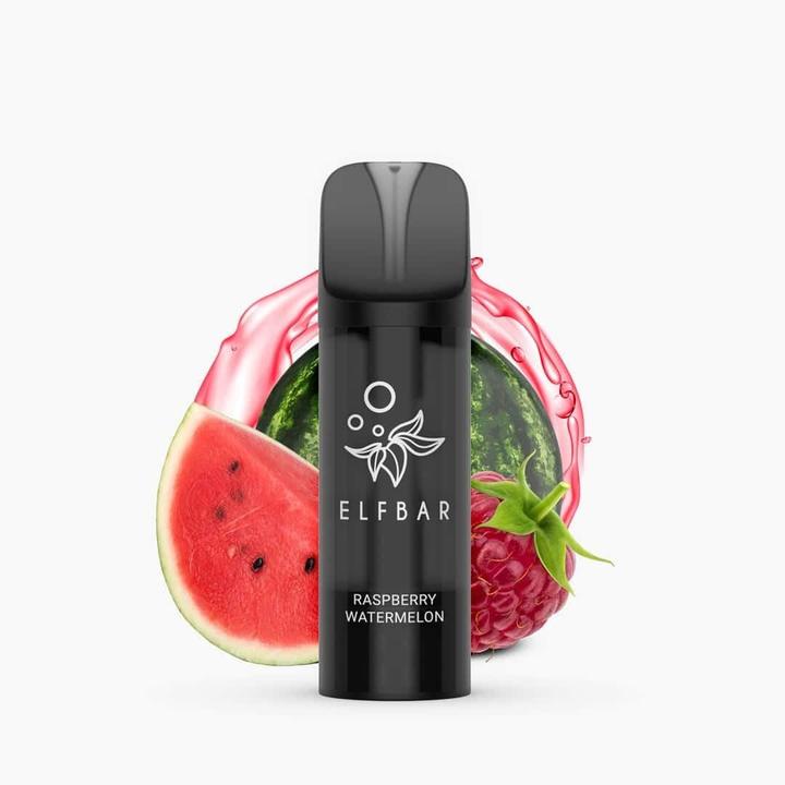 Image du produit Elfbar Elfa Pro - 2 x 2ml Pods (0mg) Raspberry Watermelon (Framboise, Pastèque)
