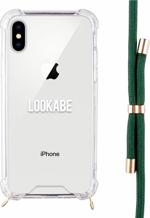 Actual product image Lookabe Necklace iPhone X/Xs gold green loo013