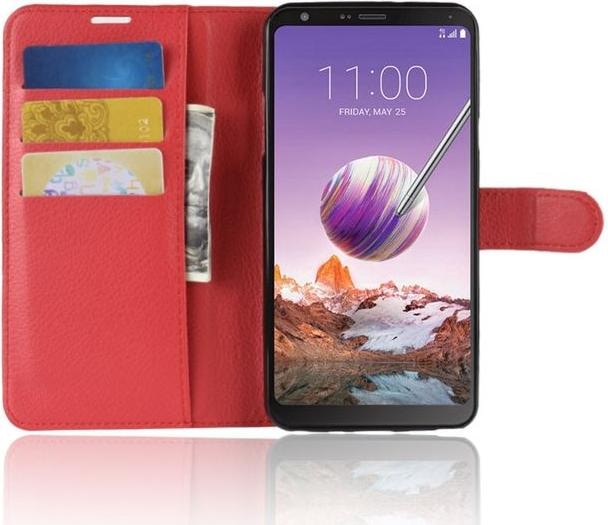 Produktbild MU Classic Litchi Leder Bookcover Series (LG Stylo 4, LG Q Stylus)